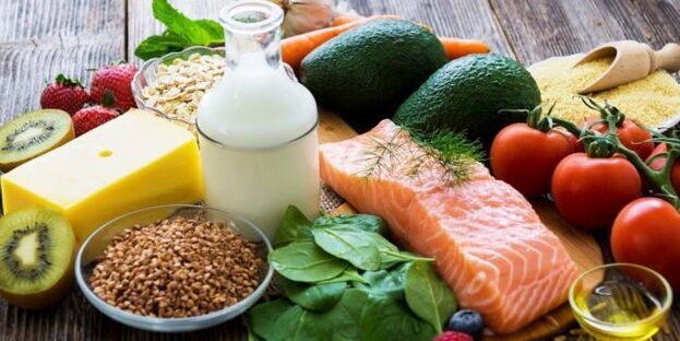 Recommended foods for a five-day diet