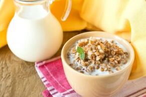 Kefir-buckwheat diet