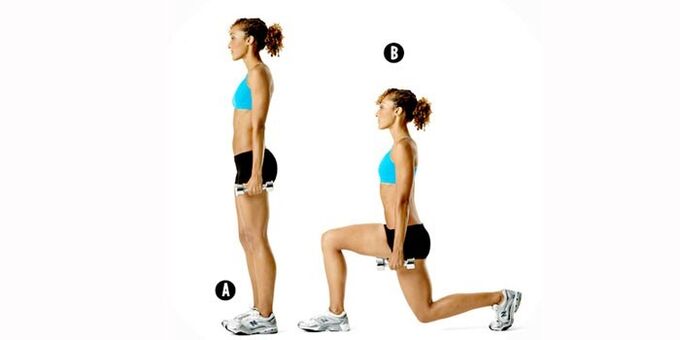 weight loss dumbbell lunges