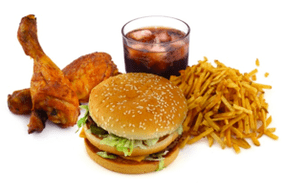 Fast food is contraindicated in pancreatitis