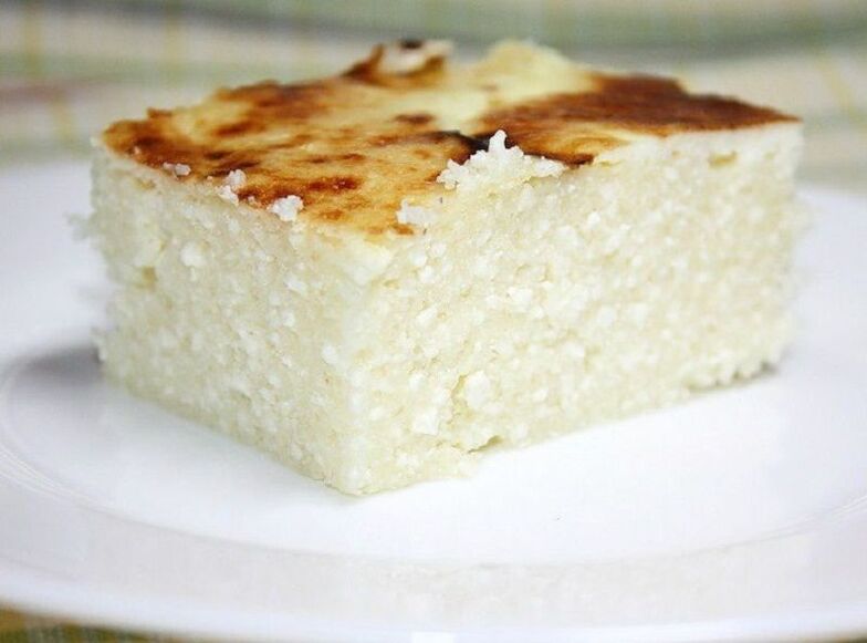 cottage cheese casserole for gout