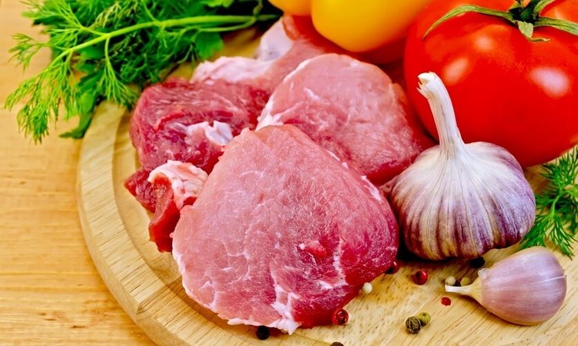 meat and vegetables for a ketogenic diet