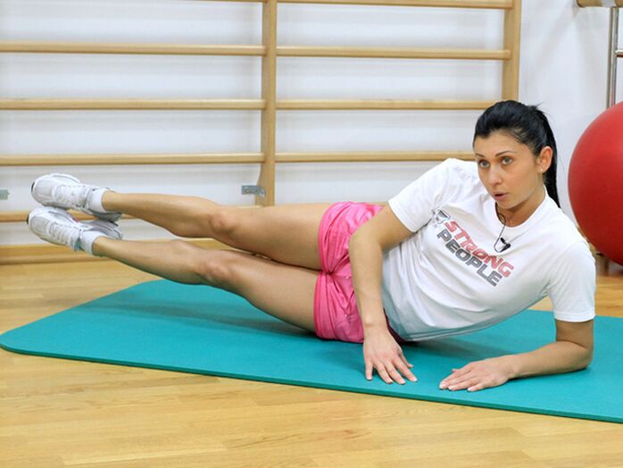 Lifting your legs from a prone position will help get rid of excess fat in the abdomen
