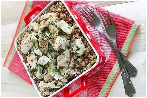 Buckwheat with chicken