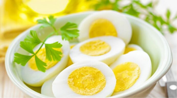 Boiled eggs