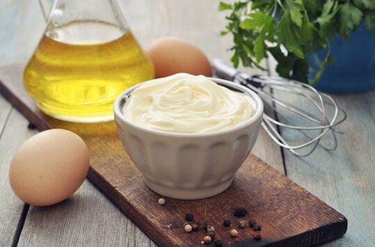 mayonnaise on Ducan